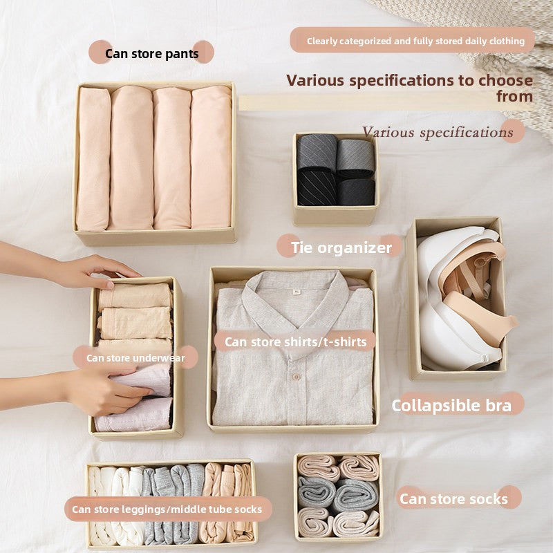 Fabric Drawer Organizer for Underwear, Socks, and Panties