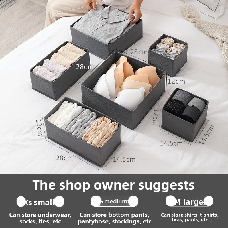 Fabric Drawer Organizer for Underwear, Socks, and Panties