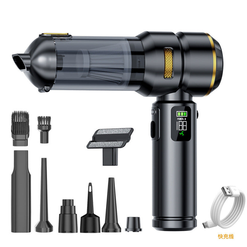 Portable Car Vacuum Cleaner with Wireless Power Display