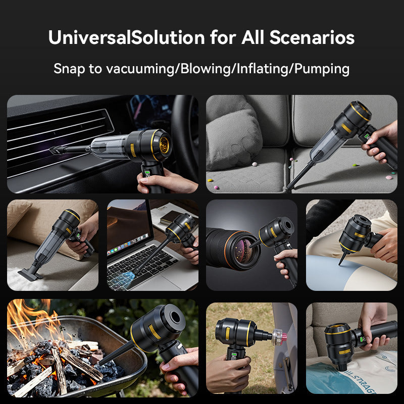 Portable Car Vacuum Cleaner with Wireless Power Display