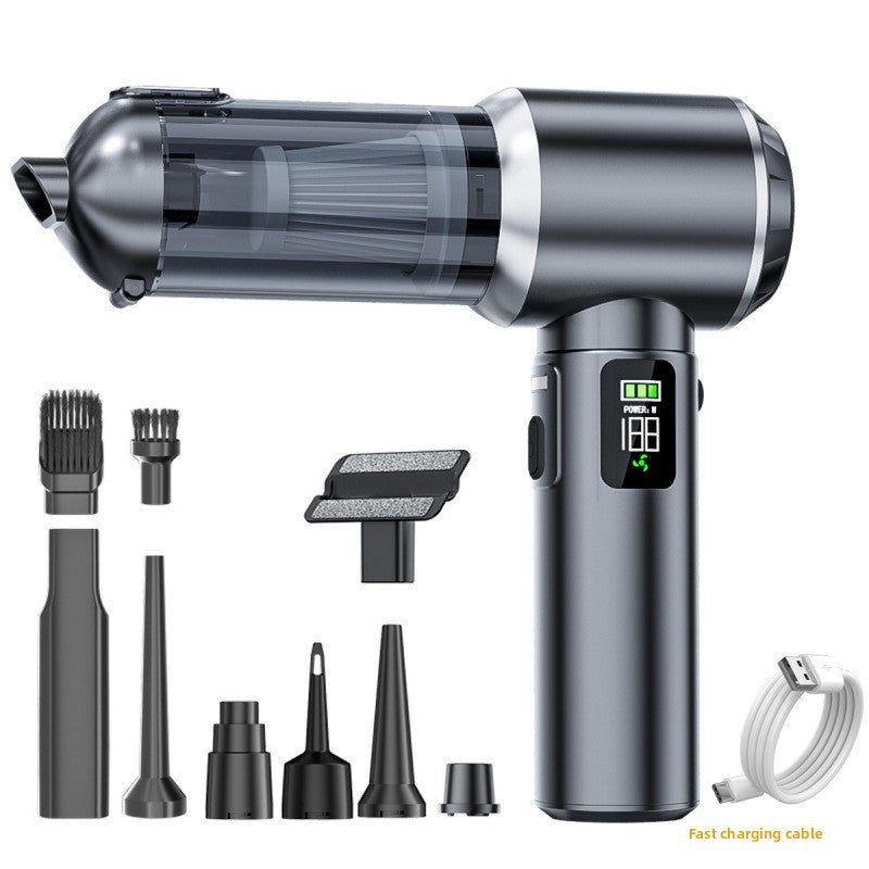 Portable Car Vacuum Cleaner with Wireless Power Display