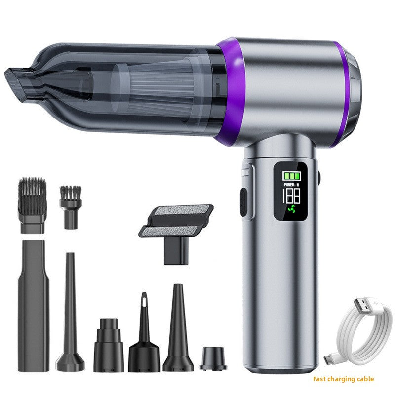 Portable Car Vacuum Cleaner with Wireless Power Display
