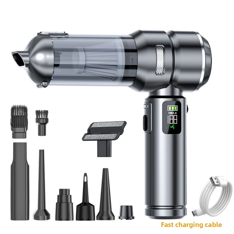 Portable Car Vacuum Cleaner with Wireless Power Display