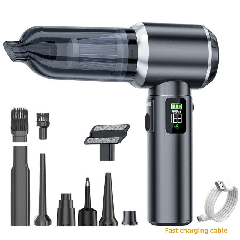 Portable Car Vacuum Cleaner with Wireless Power Display