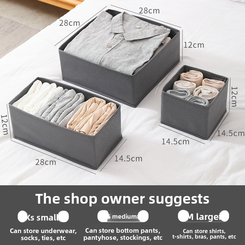Fabric Drawer Organizer for Underwear, Socks, and Panties