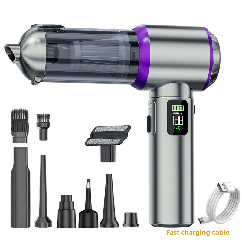 Portable Car Vacuum Cleaner with Wireless Power Display