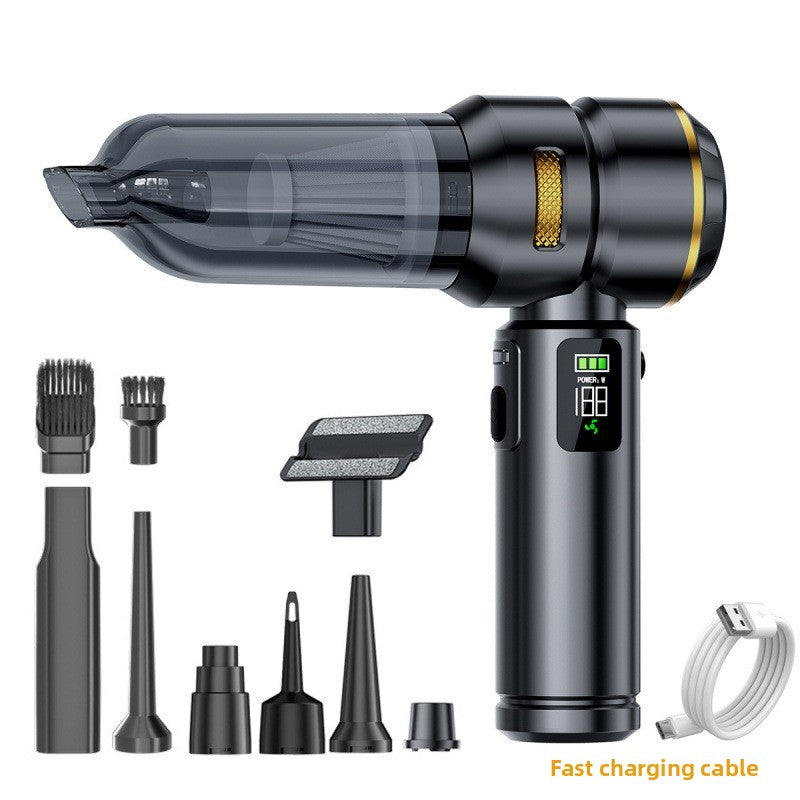 Portable Car Vacuum Cleaner with Wireless Power Display